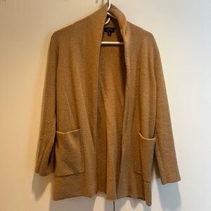 J.Crew Camel Open-Front Cardigan Sweater Blazer — Size XS